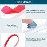 uxcell Collapsible Shower Barrier Stopper