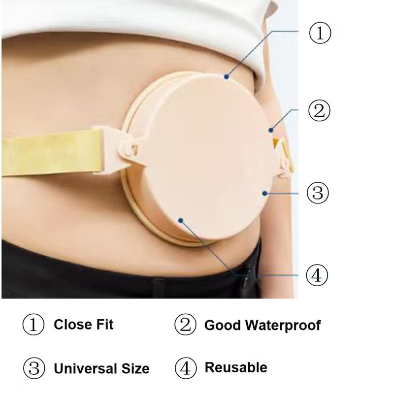 YEYSXSY Stoma Ostomy Waterproof Bath Cover
