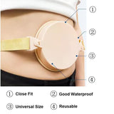 YEYSXSY Stoma Ostomy Waterproof Bath Cover