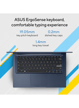 ASUS Vivobook 14 Laptop – Core i5-1334U 13th Gen, 16GB DDR4, 512GB SSD, Iris Xe Graphics, 14-Inch FHD, Windows 11 Home, Office 2024, Quiet Blue