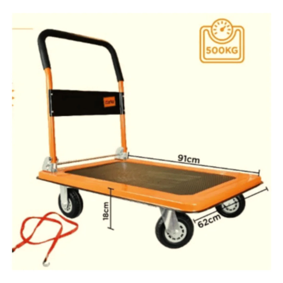 Platform Trolley Metal Base 500Kg 91x18x62cm
