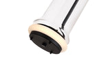 Floor lamp-2502-F1-D300*H1140-Black+Clear Color-Aluminum +Glass