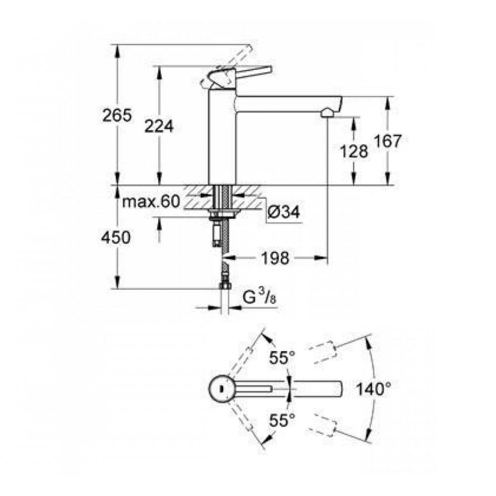 Grohe Concetto Sink Mixer