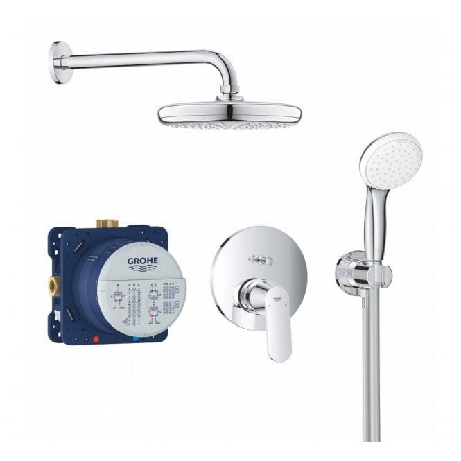 GROHE Eurosmart Cosmopolitan Perfect Shower Set with Tempesta 210
