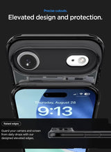 Ultra Hybrid MagFit iPhone 17 Air Case Cover with MagSafe (2025) - Zero One Black