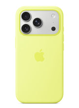 iPhone 17 Pro Silicone Case with MagSafe – Neon Yellow