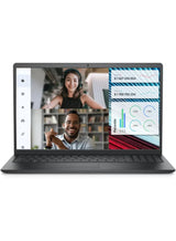 Dell 15 Laptop 15.6-Inch FHD, Intel Core 3-100U, 8GB DDR5 RAM, 512GB SSD, Intel UHD Graphics, Windows 11, English/Arabic, Carbon Black