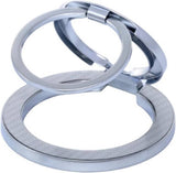 HAC-1054 Snap.Hold.Go Ultra-Thin Magnetic Phone Grip, Silver