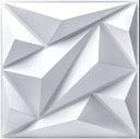3D PVC Wall Panel – Matt White (D137)