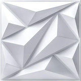 3D PVC Wall Panel – Matt White (D137)