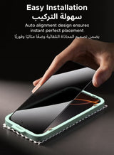 2-Pack for iPhone 17 Pro Max Privacy Screen Protector, 9H Hardness, 28° Blocks Views, Anti-spy Tempered-Glass Support Face ID with Easy Installation Tool, Case Friendly, Scratch Resistant -