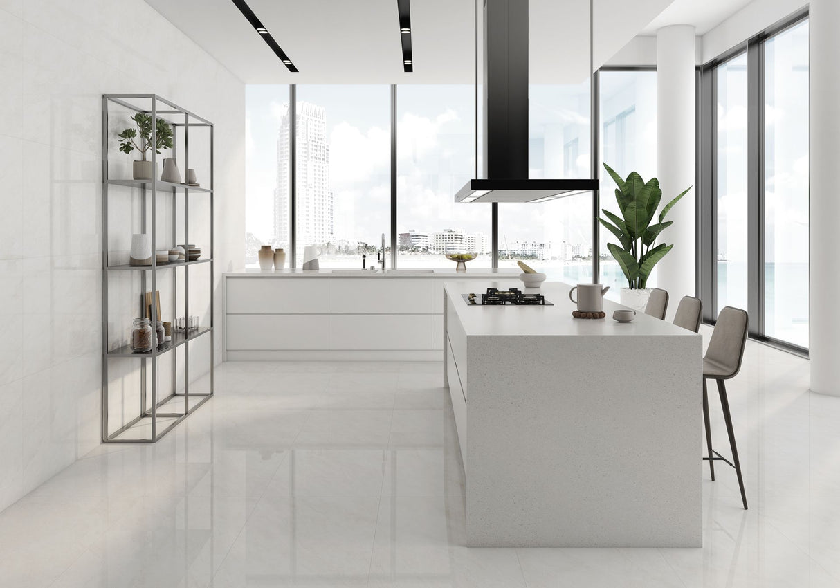 Tile-Pris. Stellar White Rec (Matt)
