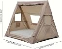 Toby’s Professional Triangle Tent-01 – 2 Person Pyramid Camping Tent with Pump, Waterproof Air-Inflated Teepee Shelter
