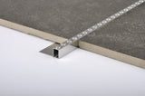 Tile Trim – Decorative Stainless Steel JS0861-1S Shiny Silver (8×10)