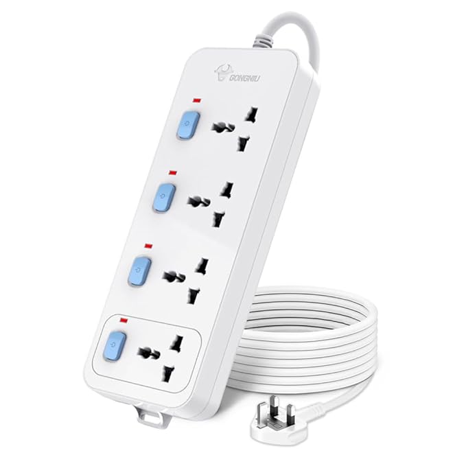 GONGNIU Universal Extension Socket D103U-30 3M Power Strip with Universal Outlets