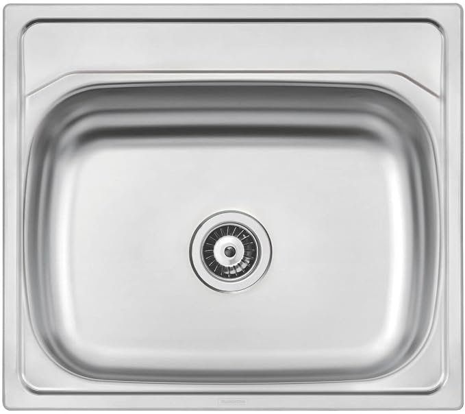 Tramontina California 25 FX Stainless Steel Inset Sink 63 × 56 cm – 93933405