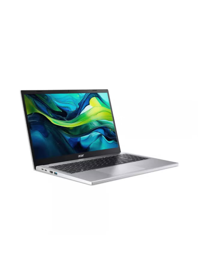 Acer Aspire Go 15.6" FHD Laptop Intel Core i3-N305, 8GB RAM, 256GB SSD, Intel UHD Graphics, Windows 11 Home – Pure Silver