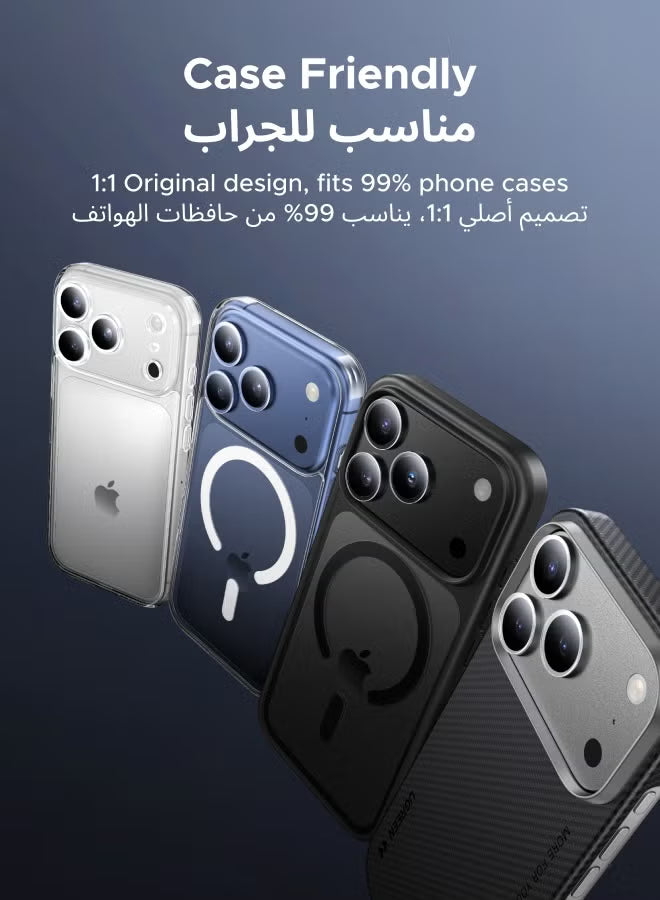 iPhone 17 Pro Max Camera Lens Protector Ultra HD Clear, Anti-Scratch, Easy Installation, Precise Cutouts, No-Residue Adhesive, Compatible with Most Cases, Ultra-thin Tempered Glass, 1 Pack -