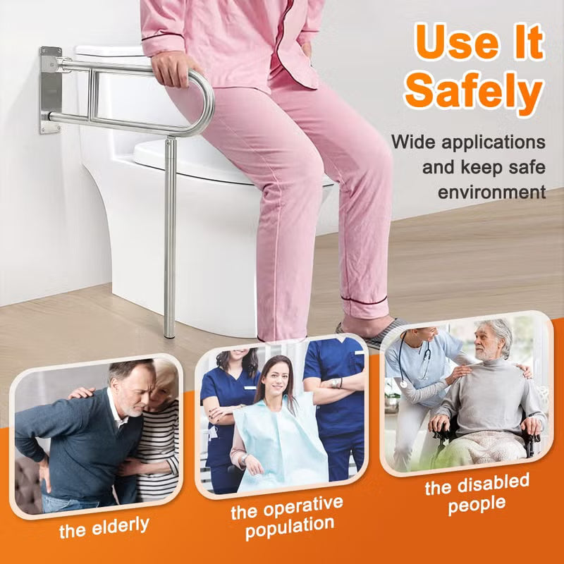 Flip Up Grab Bars for Bathroom