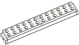 Grille Light-MS30-LB24-JK-10W-855-240*32*20mm-Aluminum-3000K & 6000K