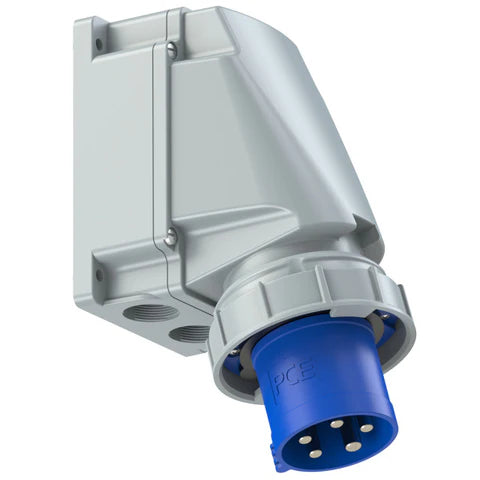 PCE CEE-wall mounted plug ; 5 pin; IP66; 63A