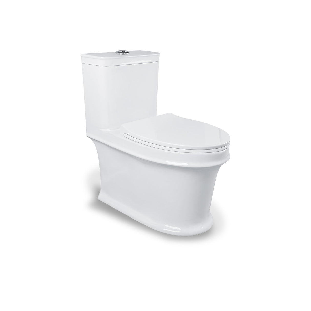 Floor Mount Single Piece S Trap Toilet