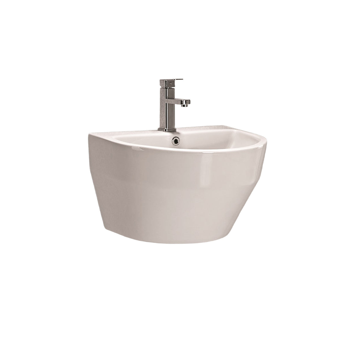 2262-Wall Hung Basin White 540*460*335MM