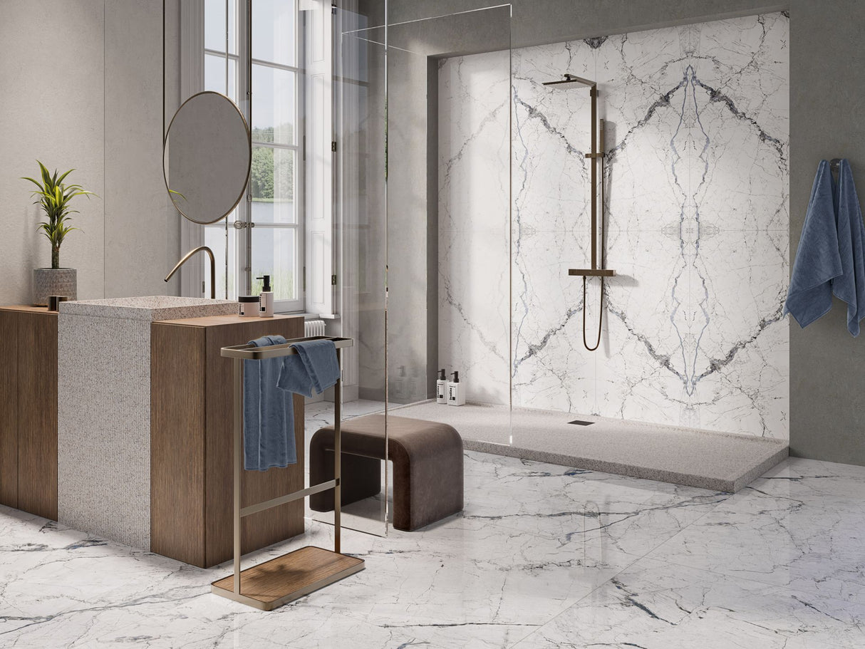 Tile Decor Windsor White B SSHINE 598×1198