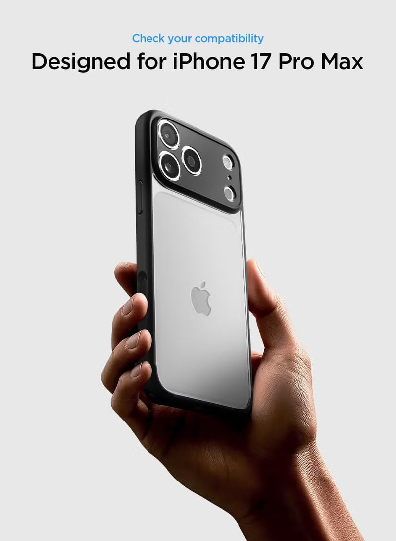 Ultra Hybrid iPhone 17 Pro Max Case Cover (2025) - Matte Black