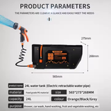 Battery Operated with Pump Water Tank (Black)