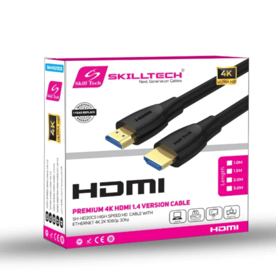 SKILL TECH | HDMI Cable 1.5Meter 4K Support