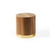 طاولة شاي خشبية طويلة مستديرة 