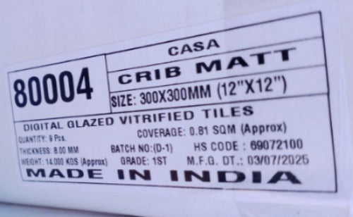 300*300 Casa Crib Matt 80004 (9,0.81)