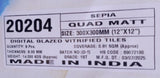 300*300 Sepia Quad Matt 20204 (9,0.81)