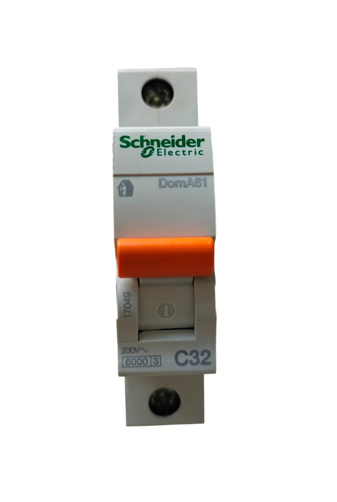 SCHNEIDER DOMA61C32, MCB 1P, 32A - C Curve - 6000A