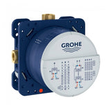 Grohe Grohtherm SmartControl Thermostatic Square Trim for Two Outlets with Integrated Hand Shower Holder