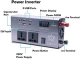 Toby’s 500W Car Power Inverter 12V to 220V AC Power Converter