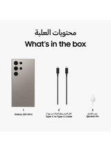 Galaxy S24 Ultra 5G Dual SIM Titanium Gray 12GB RAM 256GB - Middle East Version