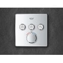 GROHE SmartControl Square Shower Set With Bath Filler Waste & Shower Heads