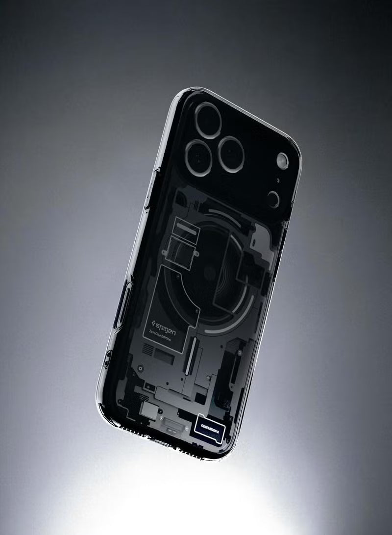 Ultra Hybrid MagFit iPhone 17 Pro Max Case Cover with MagSafe (2025) - Zero One Black