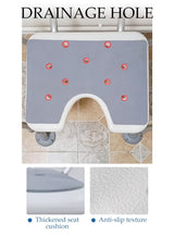 Shower Chair Stool with Padded Armrests and Back