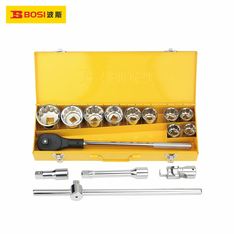 BS512015 15pcs 3/4" Socket Tool Set