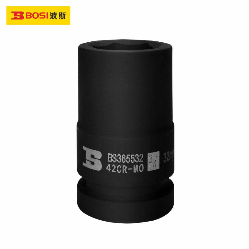 BS366134 1/2" Dr.Impact Socket ,6sides 34mm,length 78mm