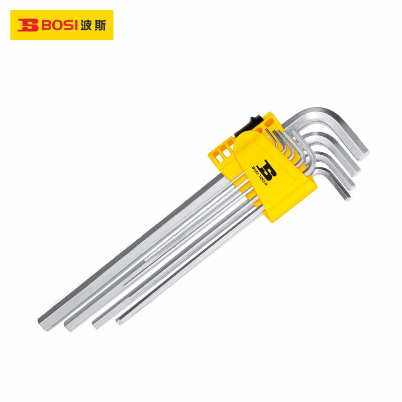 Flat Point Hex Key Set 9 Piece Metric Allen Key Set