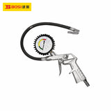 Tire Inflating With Gauge