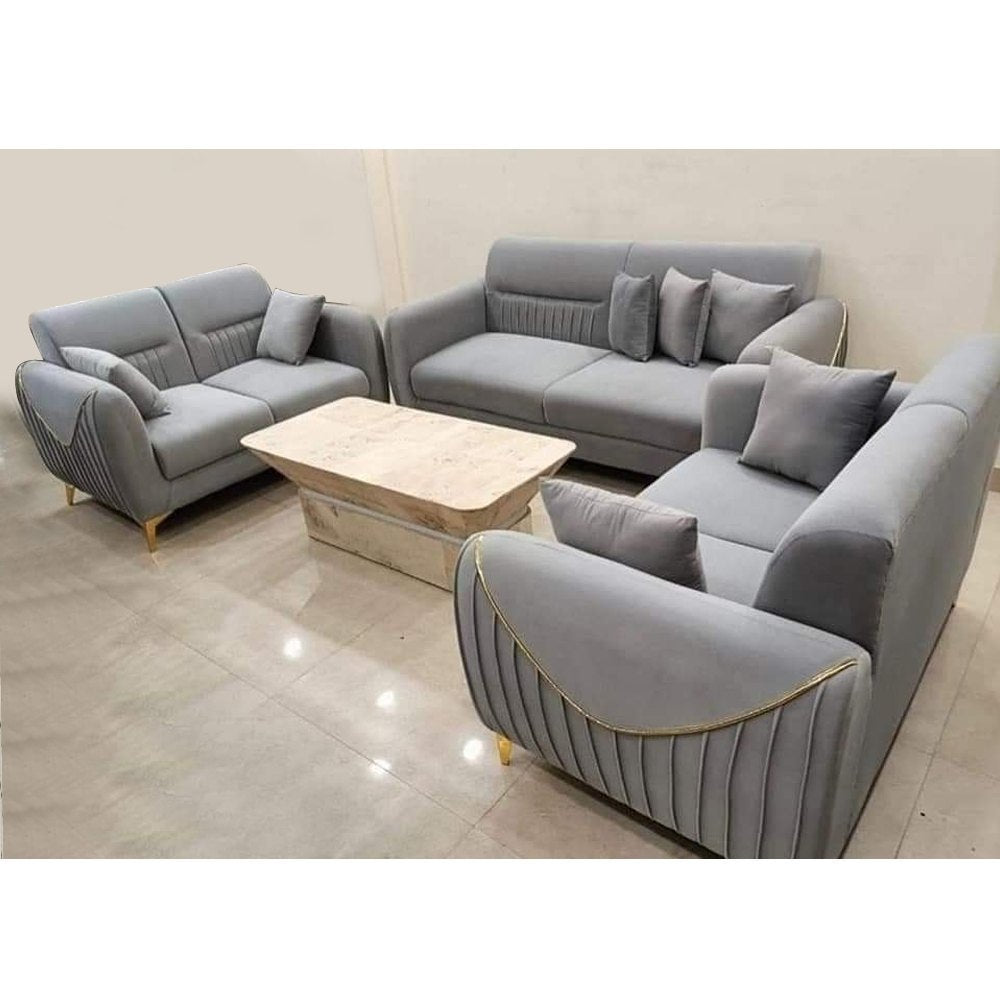 Lucia Sofa Set 3+2+1 (Fabric) – Model 1833/19