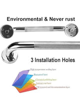 2 Pcs Stainless Steel Bathroom Grab Bars