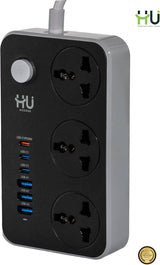 HAC-1007 Universal Power Socket 2500W with 20W USB Fast Charging HU