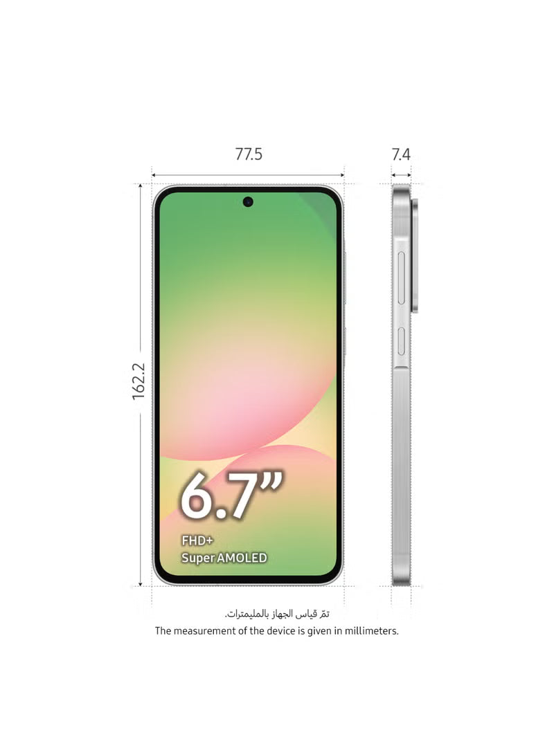 Galaxy A56 5G Dual SIM Awesome Light Gray 8GB RAM 256GB - Middle East Version