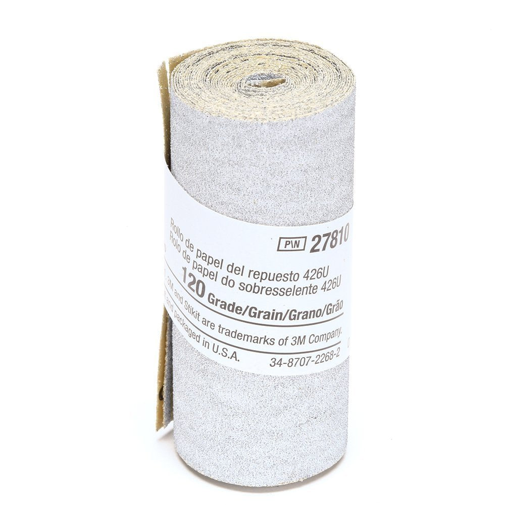 3M 27810 Stikit Tri-M-Ite (2-1/2''Width) Roll,120 Grit(70''Length)